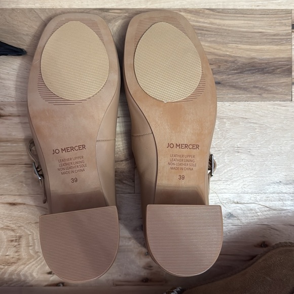 Jo Mercer Tan Mary Jane Heels NWOT - Picture 3 of 4